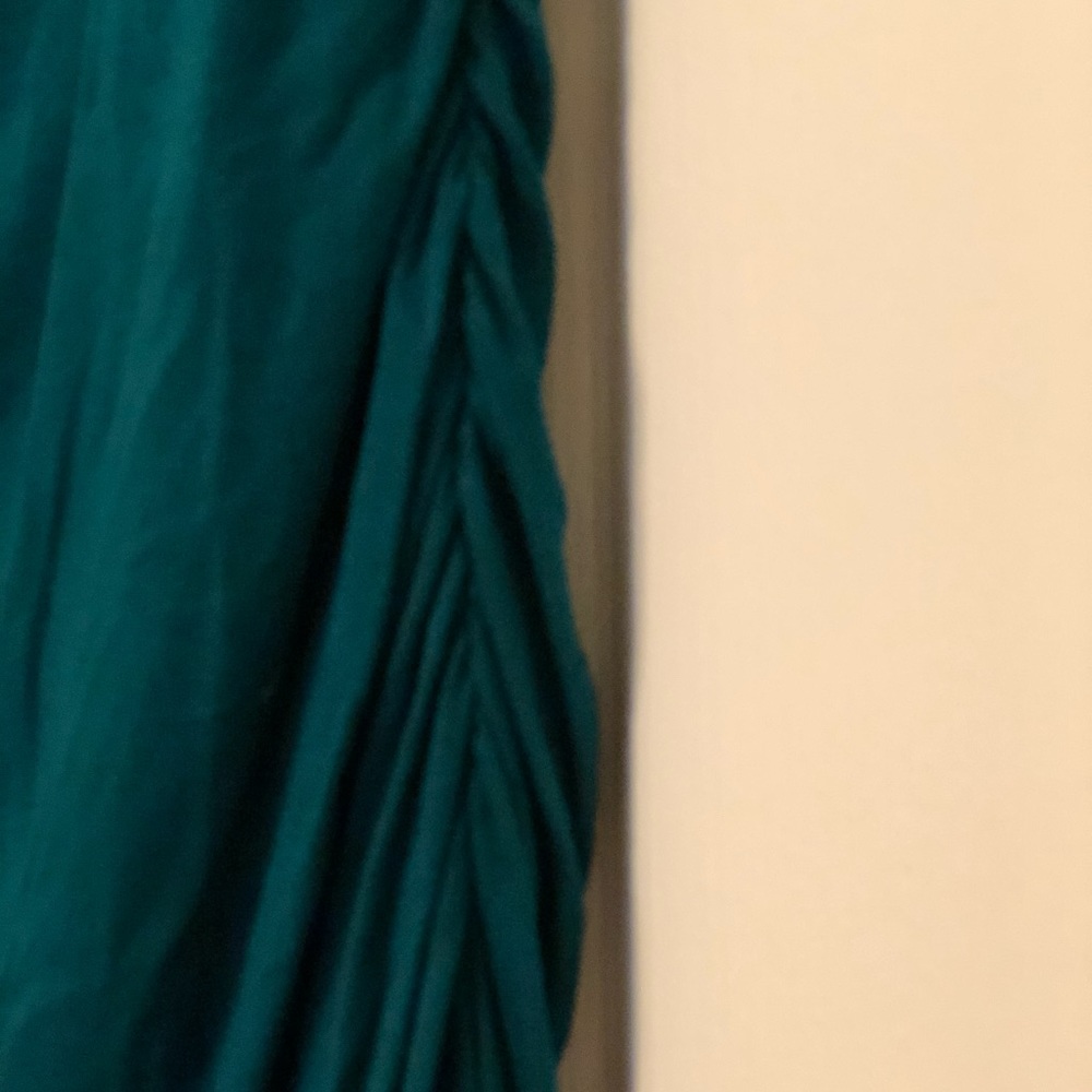 Dark teal dress